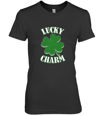 Lucky Charm Novelty St Patricks Day shirt Women's Premium T-Shirt Women's Premium T-Shirt / Black / XS Women's Premium T-Shirt - jonhlittlestore88