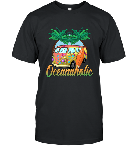 Retro Surfer Love Surfing Beach Party Tropical Vacay Men's T-Shirt Men's T-Shirt / Black / S Men's T-Shirt - jonhlittlestore88