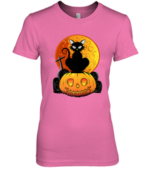 Happy Halloween Spooky Pumpkins Black Cat For Women Women's Premium T-Shirt Women's Premium T-Shirt - jonhlittlestore88