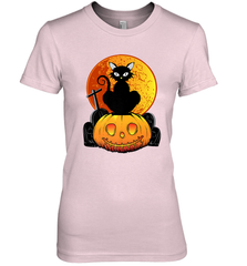 Happy Halloween Spooky Pumpkins Black Cat For Women Women's Premium T-Shirt Women's Premium T-Shirt - jonhlittlestore88