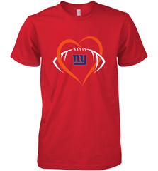 NFL New York Giants Heart Love Football Men's Premium T-Shirt Men's Premium T-Shirt - jonhlittlestore88