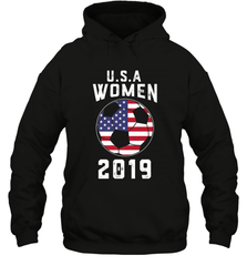 USA United States Women 2019 Soccer US Futbol Hooded Sweatshirt Hooded Sweatshirt - jonhlittlestore88