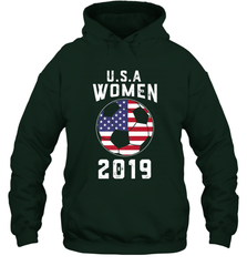 USA United States Women 2019 Soccer US Futbol Hooded Sweatshirt Hooded Sweatshirt - jonhlittlestore88