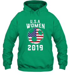 USA United States Women 2019 Soccer US Futbol Hooded Sweatshirt Hooded Sweatshirt - jonhlittlestore88