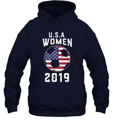 USA United States Women 2019 Soccer US Futbol Hooded Sweatshirt