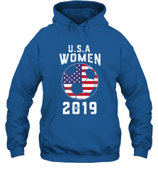 USA United States Women 2019 Soccer US Futbol Hooded Sweatshirt Hooded Sweatshirt - jonhlittlestore88