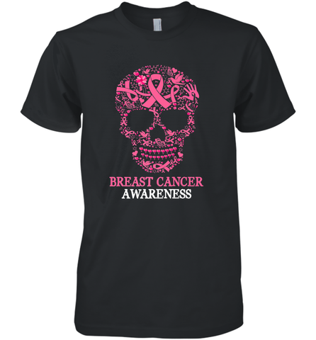 Tattoo Skull Halloween Breast Cancer Awareness Men's Premium T-Shirt Men's Premium T-Shirt / Black / XS Men's Premium T-Shirt - jonhlittlestore88
