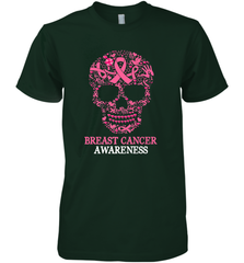 Tattoo Skull Halloween Breast Cancer Awareness Men's Premium T-Shirt Men's Premium T-Shirt - jonhlittlestore88