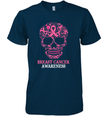 Tattoo Skull Halloween Breast Cancer Awareness Men's Premium T-Shirt Men's Premium T-Shirt - jonhlittlestore88