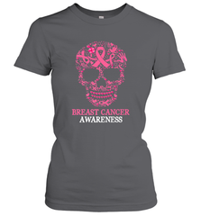 Tattoo Skull Halloween Breast Cancer Awareness Women's T-Shirt Women's T-Shirt - jonhlittlestore88
