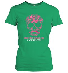 Tattoo Skull Halloween Breast Cancer Awareness Women's T-Shirt Women's T-Shirt - jonhlittlestore88