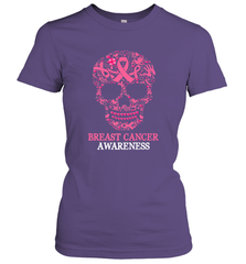 Tattoo Skull Halloween Breast Cancer Awareness Women's T-Shirt Women's T-Shirt - jonhlittlestore88