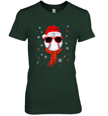 Toronto Blue Jays LogoChristmas Baseball Player Glasses Santa Hat Pajama Gift Women's Premium T-Shirt Women's Premium T-Shirt - jonhlittlestore88