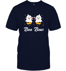 Funny Wine Boo Bees Couples Halloween Matching Couple Gift Men's T-Shirt Men's T-Shirt - jonhlittlestore88