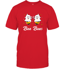 Funny Wine Boo Bees Couples Halloween Matching Couple Gift Men's T-Shirt Men's T-Shirt - jonhlittlestore88