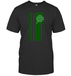 Lucky St. Patrick's Day Irish American Flag T Shirt Men's T-Shirt