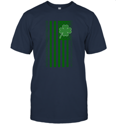 Lucky St. Patrick's Day Irish American Flag T Shirt Men's T-Shirt