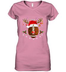 NFL Washington Redskins Football Reindeer Antlers Christmas Funny Gift Women's V-Neck T-Shirt Women's V-Neck T-Shirt - jonhlittlestore88
