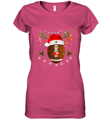 NFL Washington Redskins Football Reindeer Antlers Christmas Funny Gift Women's V-Neck T-Shirt Women's V-Neck T-Shirt - jonhlittlestore88