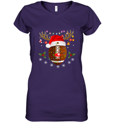 NFL Washington Redskins Football Reindeer Antlers Christmas Funny Gift Women's V-Neck T-Shirt Women's V-Neck T-Shirt - jonhlittlestore88