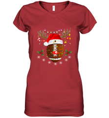 NFL Washington Redskins Football Reindeer Antlers Christmas Funny Gift Women's V-Neck T-Shirt Women's V-Neck T-Shirt - jonhlittlestore88