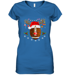 NFL Washington Redskins Football Reindeer Antlers Christmas Funny Gift Women's V-Neck T-Shirt Women's V-Neck T-Shirt - jonhlittlestore88