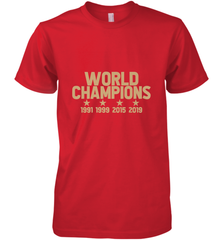 Us women's soccer team win world champions 4 four title 2019 Men's Premium T-Shirt Men's Premium T-Shirt - jonhlittlestore88
