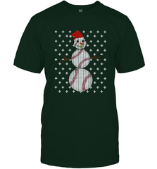 UGLY CHRISTMAS Baseball Snowman Holiday Santa Funny Men Gift Men's T-Shirt Men's T-Shirt - jonhlittlestore88