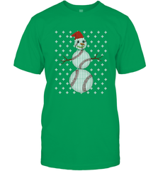 UGLY CHRISTMAS Baseball Snowman Holiday Santa Funny Men Gift Men's T-Shirt Men's T-Shirt - jonhlittlestore88