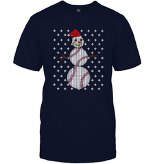 UGLY CHRISTMAS Baseball Snowman Holiday Santa Funny Men Gift Men's T-Shirt Men's T-Shirt - jonhlittlestore88