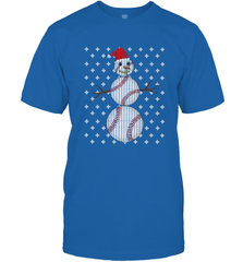 UGLY CHRISTMAS Baseball Snowman Holiday Santa Funny Men Gift Men's T-Shirt Men's T-Shirt - jonhlittlestore88