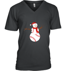 Snowman Baseball Christmas Men's V-Neck Men's V-Neck - jonhlittlestore88