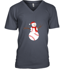 Snowman Baseball Christmas Men's V-Neck Men's V-Neck - jonhlittlestore88