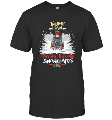 Trump Train 2020 Plow snowflakes Christmas Men's T-Shirt Men's T-Shirt / Black / S Men's T-Shirt - jonhlittlestore88