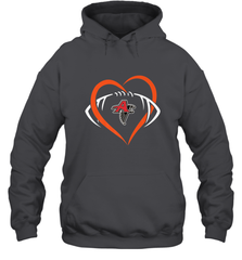 NFLAtlanta Falcons Heart Love Football Hooded Sweatshirt Hooded Sweatshirt - jonhlittlestore88