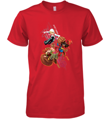 Marvel Rising Secret Warriors Group Shot Action Pose Men's Premium T-Shirt Men's Premium T-Shirt - jonhlittlestore88