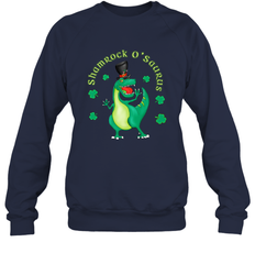 T Rex Dinosaur St. Patrick's Day Irish Funny Crewneck Sweatshirt