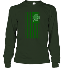 Lucky St. Patrick's Day Irish American Flag T Shirt Long Sleeve T-Shirt Long Sleeve T-Shirt - jonhlittlestore88