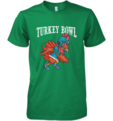 Cool Turkey Bowl _ Funny Thanksgiving Football Player Men's Premium T-Shirt Men's Premium T-Shirt - jonhlittlestore88