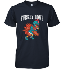 Cool Turkey Bowl _ Funny Thanksgiving Football Player Men's Premium T-Shirt Men's Premium T-Shirt - jonhlittlestore88