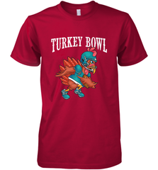 Cool Turkey Bowl _ Funny Thanksgiving Football Player Men's Premium T-Shirt Men's Premium T-Shirt - jonhlittlestore88