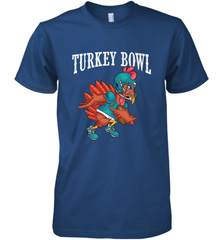 Cool Turkey Bowl _ Funny Thanksgiving Football Player Men's Premium T-Shirt Men's Premium T-Shirt - jonhlittlestore88