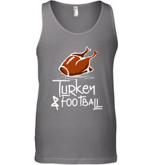 Turkey And Football Thanksgiving Day Football Fan Holiday Gift Men's Tank Top Men's Tank Top - jonhlittlestore88