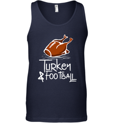 Turkey And Football Thanksgiving Day Football Fan Holiday Gift Men's Tank Top Men's Tank Top - jonhlittlestore88