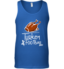 Turkey And Football Thanksgiving Day Football Fan Holiday Gift Men's Tank Top Men's Tank Top - jonhlittlestore88