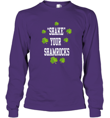 Shake your shamrocks Lucky shamrock Irish St Patrck's day Shirt Long Sleeve T-Shirt Long Sleeve T-Shirt - jonhlittlestore88