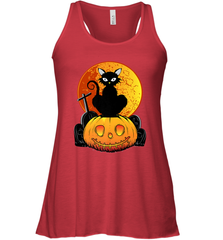 Happy Halloween Spooky Pumpkins Black Cat For Women Women's Racerback Tank Women's Racerback Tank - jonhlittlestore88