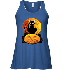 Happy Halloween Spooky Pumpkins Black Cat For Women Women's Racerback Tank Women's Racerback Tank - jonhlittlestore88