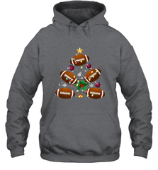NFL Christmas Pajama Football Christmas Ornaments Tree Xmas Gift Hooded Sweatshirt Hooded Sweatshirt - jonhlittlestore88