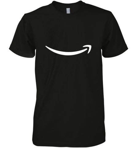 Smile Shirt  White Logo Men's Premium T-Shirt Men's Premium T-Shirt / Black / XS Men's Premium T-Shirt - jonhlittlestore88